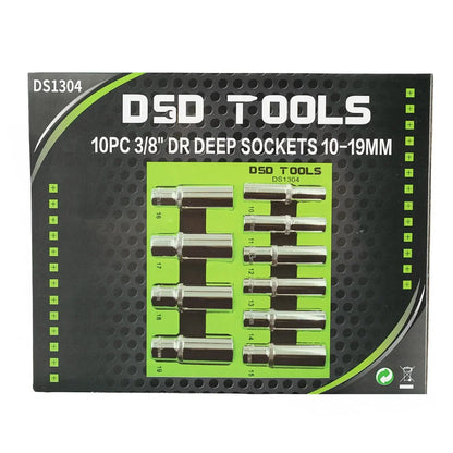 10 VNT. 3/8"  GILIOS GALVUTĖS 10-19MM DS1304