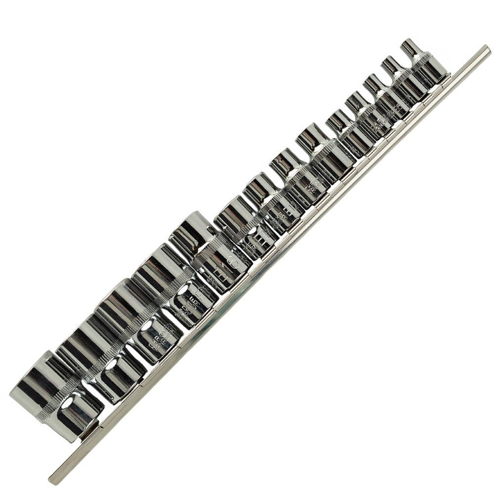 14 VNT. 1/4", 3/8", 1/2" JUNGTIES  E TORX GALVUČIŲ RINKINYS  DS1315