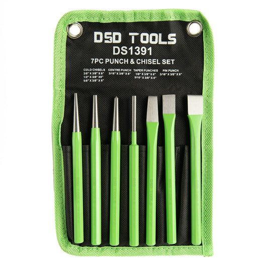 7 PC. CHISEL AND PUNCH SET DS1391