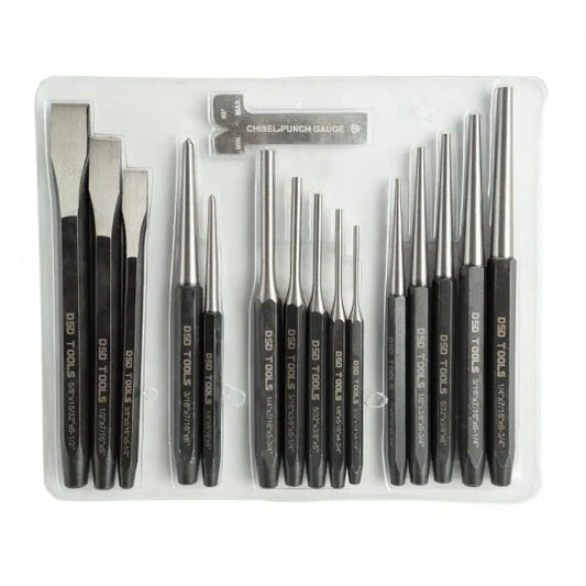 16 PCS. PUNCH AND CHISEL SET DS1392