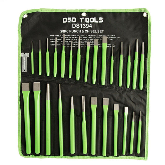 28 PC. PUNCH AND CHISEL SET DS1394