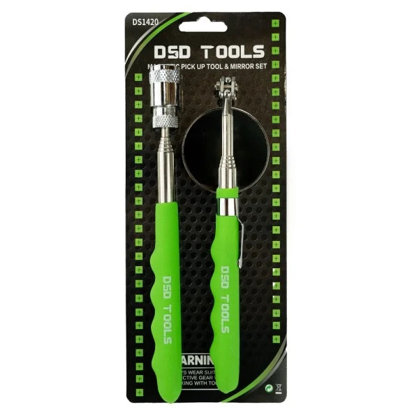 MAGNETINIS PAĖMIMO ĮRANKIS IR VEIDRODŽIO RINKINYS SU LED ŠVIESA DS1420