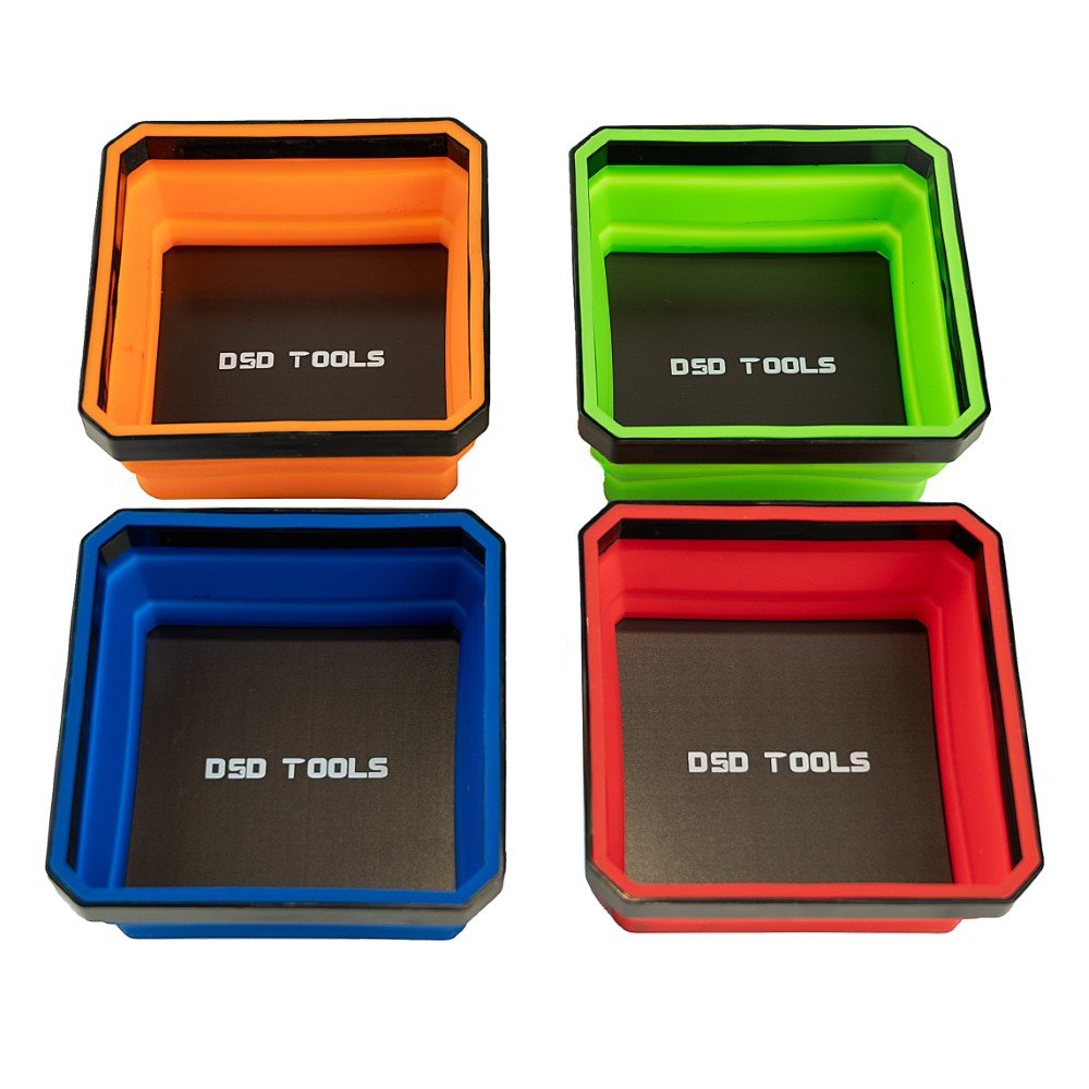 SULANKSTOMI MAGNETINIAI DALIŲ PADĖKLAI – 4 DALIŲ RINKINYS DS1423