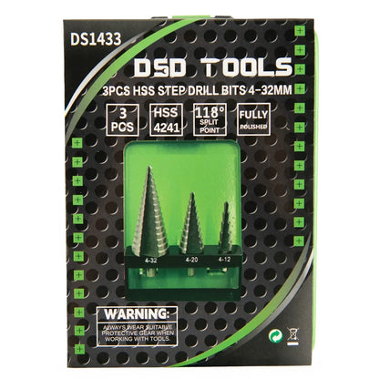 3 VNT. HSS LAIPSNINIAI GRĄŽTAI 4-32 MM DS1433