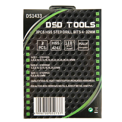 3 VNT. HSS LAIPSNINIAI GRĄŽTAI 4-32 MM DS1433