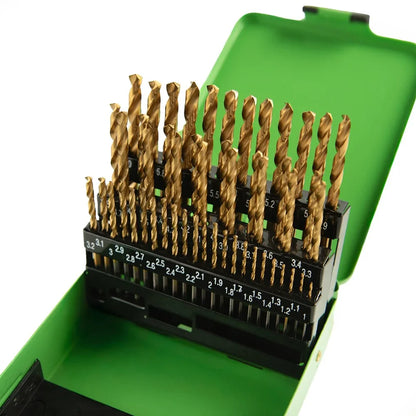51 VNT. INŽINERINIS HSS METRINIŲ GRĄŽTŲ RINKINYS 1 mm - 6 mm DS1434