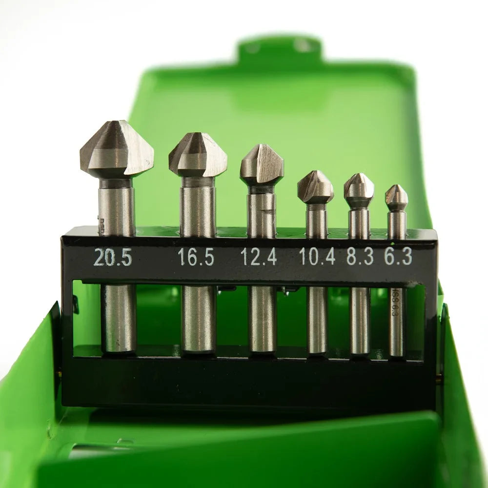 6 VNT. KŪGINIŲ ĮGILINIMO GRĄŽTŲ RINKINYS HSS 6.3 - 20.5 mm DS1435