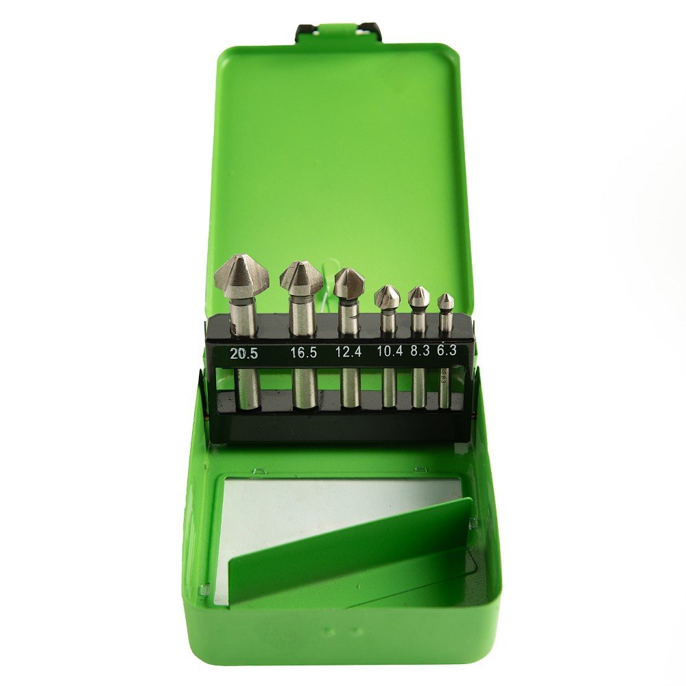 6 VNT. KŪGINIŲ ĮGILINIMO GRĄŽTŲ RINKINYS HSS 6.3 - 20.5 mm DS1435