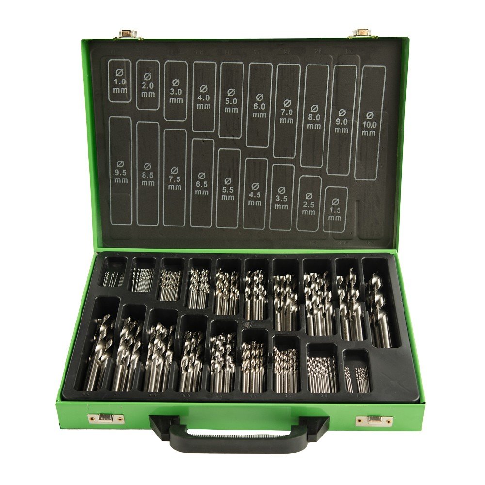 170 VNT. HSS  GRĄŽTŲ RINKINYS 1 - 10 mm DS1438
