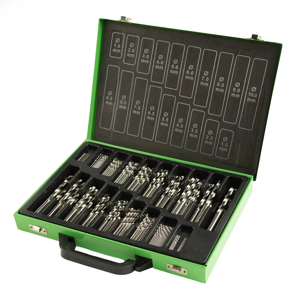 170 VNT. HSS  GRĄŽTŲ RINKINYS 1 - 10 mm DS1438