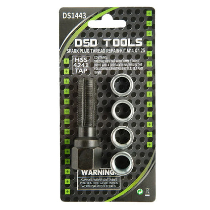 UŽDEGIMO ŽVAKĖS SRIEGIO REMONTO RINKINYS M14 x 1.25 DS1443