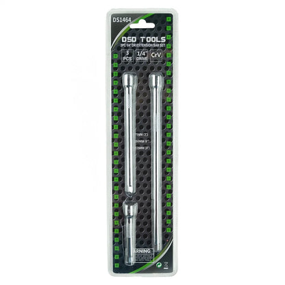 3 VNT. 1/4"  PRAILGINIMO STRYPŲ RINKINYS DS1464