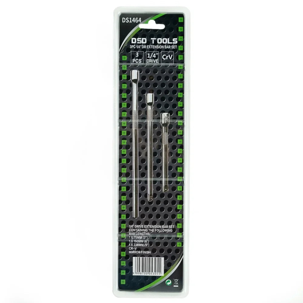 3 VNT. 1/4"  PRAILGINIMO STRYPŲ RINKINYS DS1464