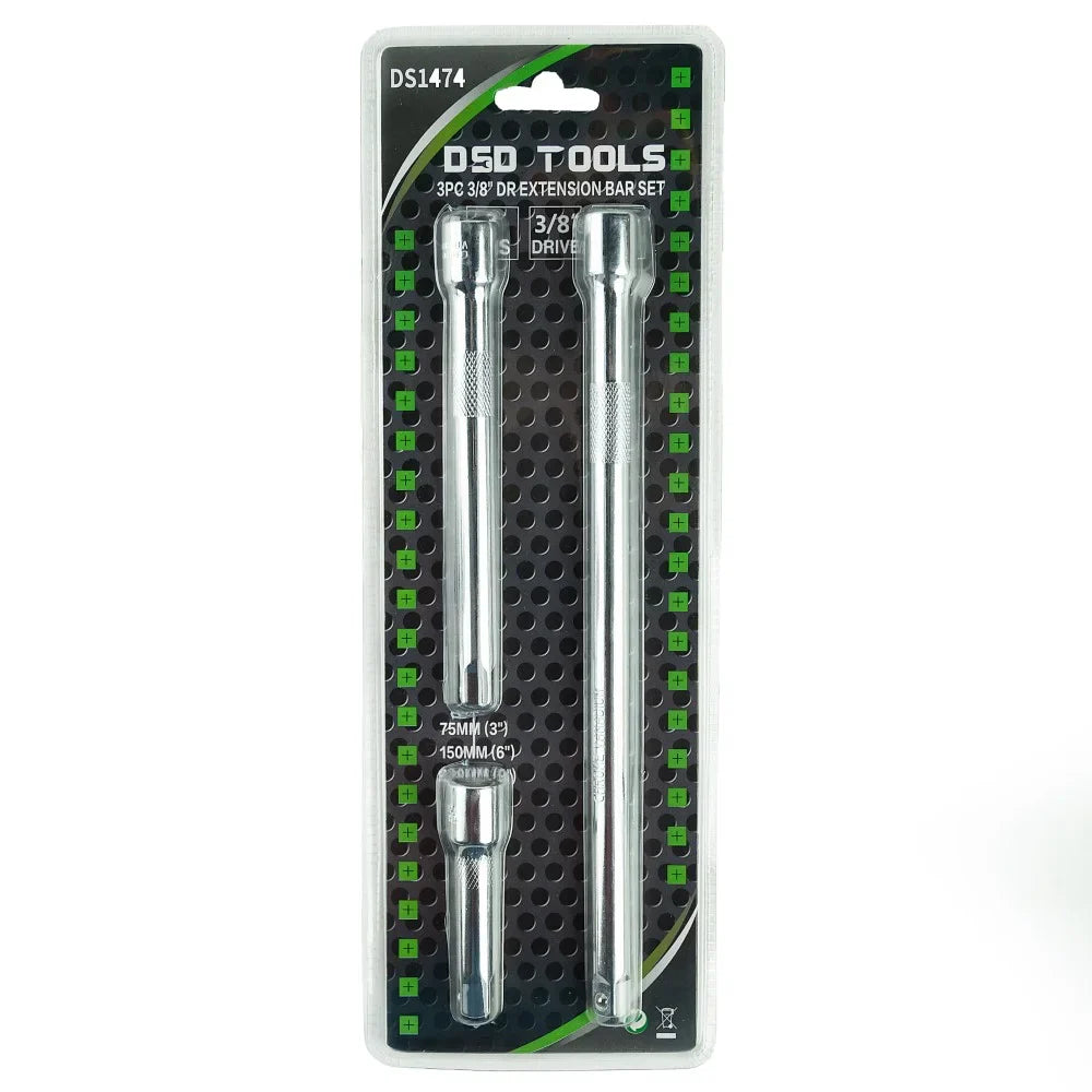 3VNT.  3/8" PRAILGINIMŲ RINKINYS DS1474
