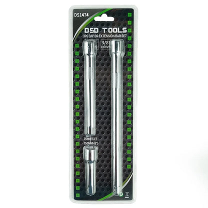 3VNT.  3/8" PRAILGINIMŲ RINKINYS DS1474
