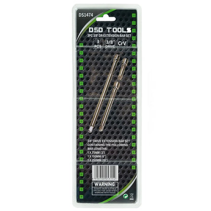 3VNT.  3/8" PRAILGINIMŲ RINKINYS DS1474