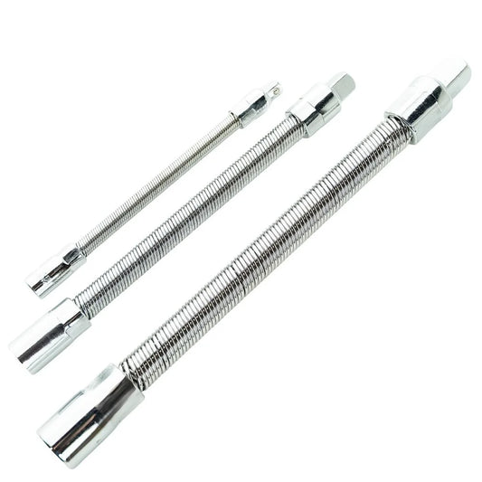 3 PCS. FLEXIBLE EXTENSION BAR SET – 1/4" 3/8" 1/2" DS1476