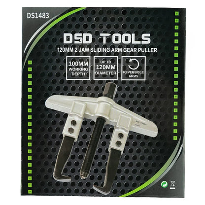 120MM 2 ŽIAUNŲ SLANKIOJANČIOS SVIRTIES TRAUKIKLIS DS1483