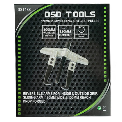 120MM 2 ŽIAUNŲ SLANKIOJANČIOS SVIRTIES TRAUKIKLIS DS1483