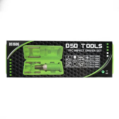 7 dalių smūginio atsuktuvo rinkinys DS1606