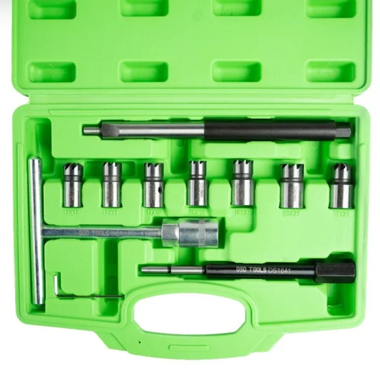 10 Piece Diesel Injector Seat Cutter Set DS1641