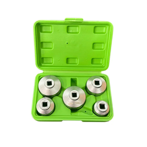 5 dalių 3/8″ pavaros žemo profilio filtrų raktų rinkinys DS1646